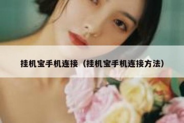 挂机宝手机连接（挂机宝手机连接方法）