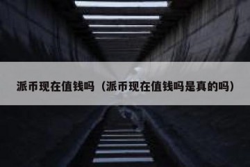 派币现在值钱吗（派币现在值钱吗是真的吗）