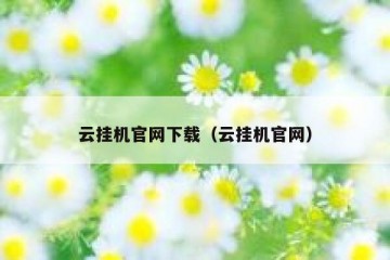 云挂机官网下载（云挂机官网）