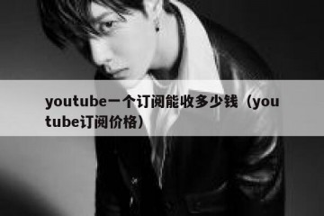 youtube一个订阅能收多少钱（youtube订阅价格）