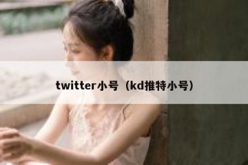 twitter小号（kd推特小号）