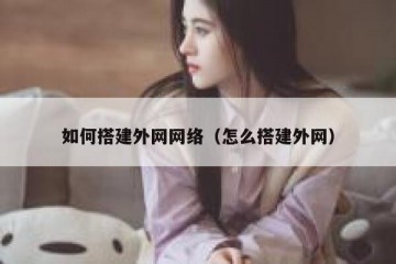 如何搭建外网网络（怎么搭建外网）