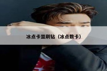 冰点卡盟刷钻（冰点数卡）