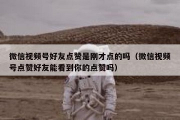 微信视频号好友点赞是刚才点的吗（微信视频号点赞好友能看到你的点赞吗）