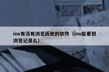 ins有没有浏览历史的软件（ins能看到浏览记录么）