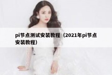pi节点测试安装教程（2021年pi节点安装教程）