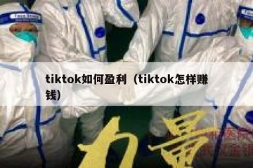 tiktok如何盈利（tiktok怎样赚钱）