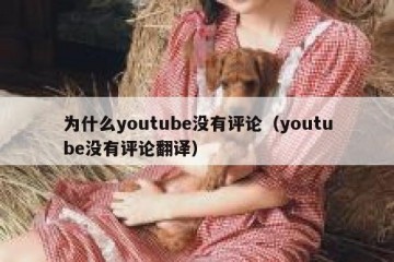 为什么youtube没有评论（youtube没有评论翻译）