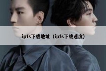 ipfs下载地址（ipfs下载速度）