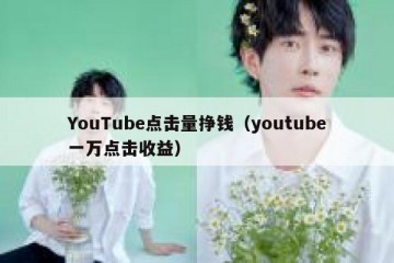 YouTube点击量挣钱（youtube一万点击收益）
