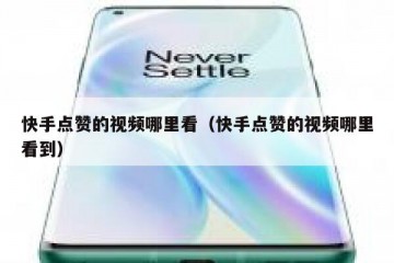 快手点赞的视频哪里看（快手点赞的视频哪里看到）