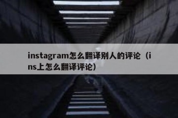 instagram怎么翻译别人的评论（ins上怎么翻译评论）