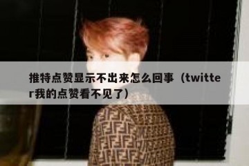 推特点赞显示不出来怎么回事（twitter我的点赞看不见了）