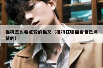 推特怎么看点赞的推文（推特在哪里看自己点赞的）