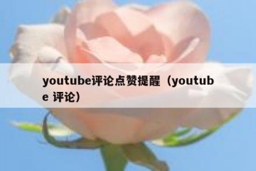 youtube评论点赞提醒（youtube 评论）