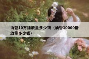 油管10万播放量多少钱（油管10000播放量多少钱）