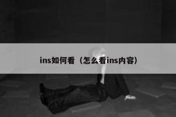 ins如何看（怎么看ins内容）