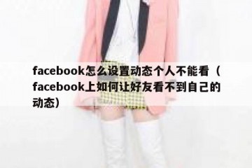 facebook怎么设置动态个人不能看（facebook上如何让好友看不到自己的动态）