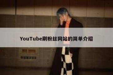 YouTube刷粉丝网站的简单介绍