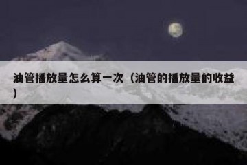 油管播放量怎么算一次（油管的播放量的收益）