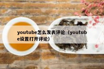 youtube怎么发表评论（youtube设置打开评论）