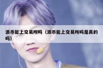 派币能上交易所吗（派币能上交易所吗是真的吗）