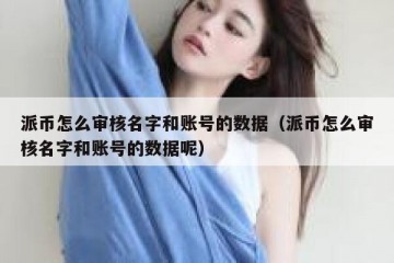 派币怎么审核名字和账号的数据（派币怎么审核名字和账号的数据呢）