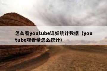 怎么看youtube详细统计数据（youtube观看量怎么统计）