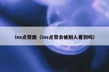 ins点赞图（ins点赞会被别人看到吗）