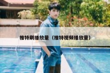 推特刷播放量（推特视频播放量）