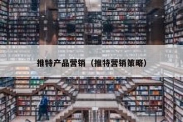 推特产品营销（推特营销策略）