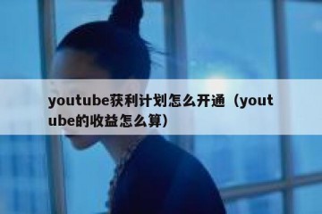 youtube获利计划怎么开通（youtube的收益怎么算）