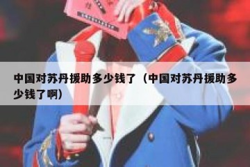 中国对苏丹援助多少钱了（中国对苏丹援助多少钱了啊）