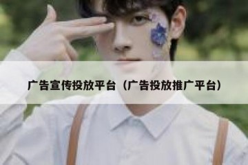 广告宣传投放平台（广告投放推广平台）