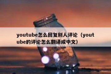 youtube怎么回复别人评论（youtube的评论怎么翻译成中文）