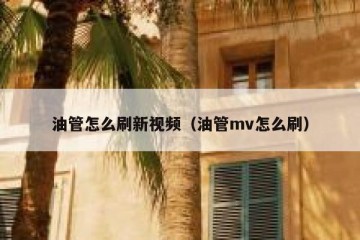 油管怎么刷新视频（油管mv怎么刷）