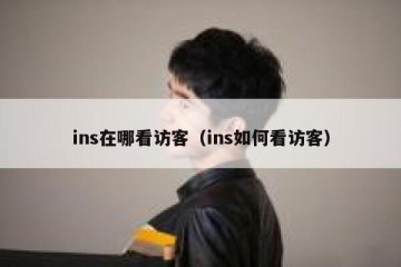 ins在哪看访客（ins如何看访客）