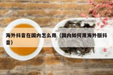 海外抖音在国内怎么用（国内如何用海外版抖音）