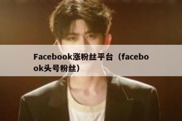 Facebook涨粉丝平台（facebook头号粉丝）