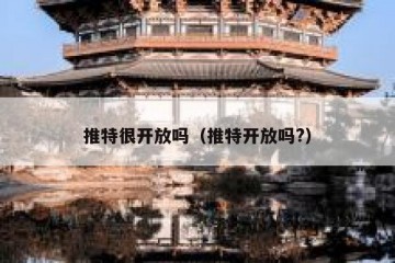 推特很开放吗（推特开放吗?）