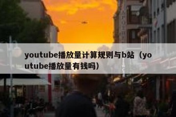 youtube播放量计算规则与b站（youtube播放量有钱吗）
