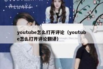 youtube怎么打开评论（youtube怎么打开评论翻译）