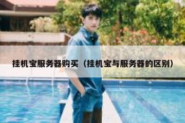 挂机宝服务器购买（挂机宝与服务器的区别）