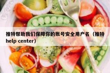 推特帮助我们保障你的账号安全用户名（推特help center）