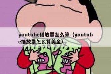 youtube播放量怎么算（youtube播放量怎么算美金）