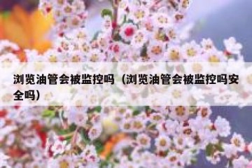 浏览油管会被监控吗（浏览油管会被监控吗安全吗）