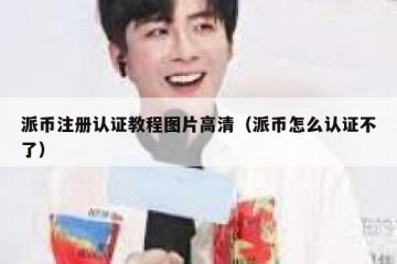 派币注册认证教程图片高清（派币怎么认证不了）