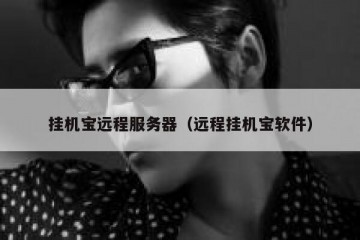 挂机宝远程服务器（远程挂机宝软件）