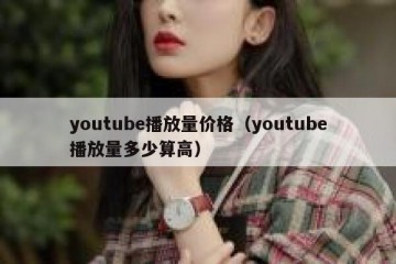 youtube播放量价格（youtube播放量多少算高）