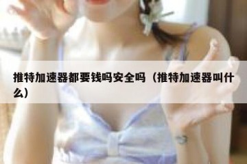 推特加速器都要钱吗安全吗（推特加速器叫什么）